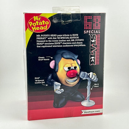 Mr. Potato Head Elvis Presley special edition toy packaging on a white background