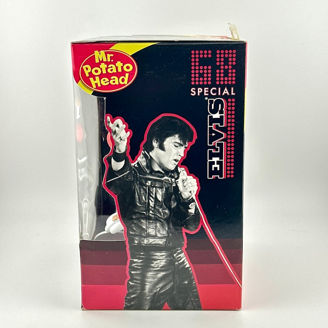 Mr. Potato Head Elvis Presley 68 Special Edition packaging on a white background
