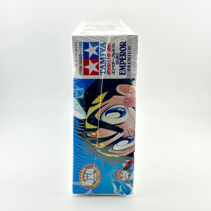 Side view of packaging with anime character face and product details. 