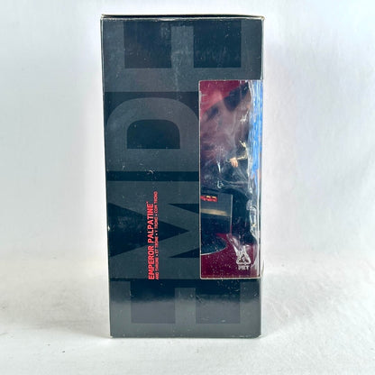 Emperor Palpatine action figure in its original window box packaging.