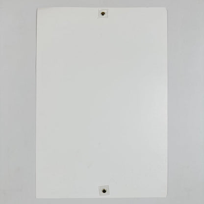 Backside of poster to show good condition. 