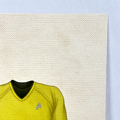 Upper right corner of print with undamaged corner and edges. 