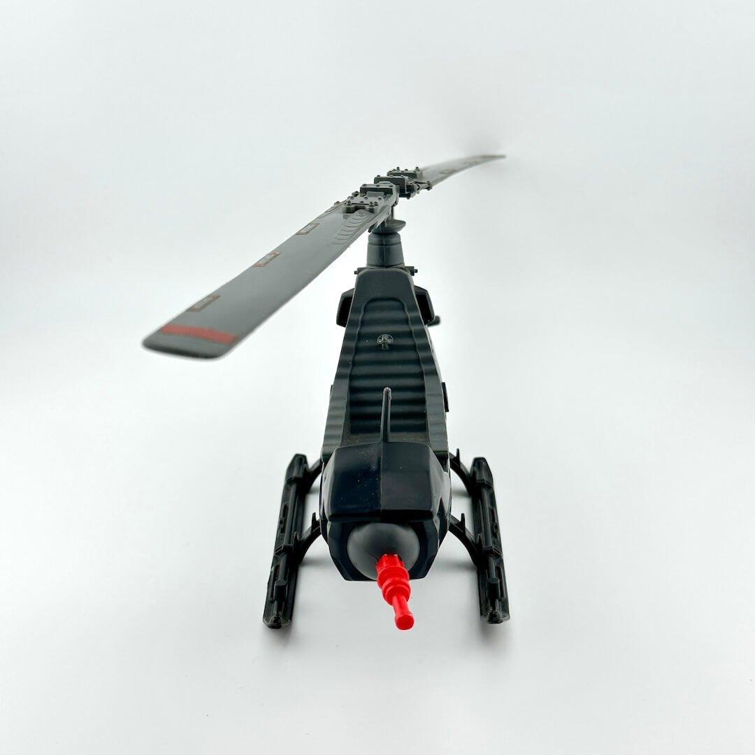 Model helicopter on a white background