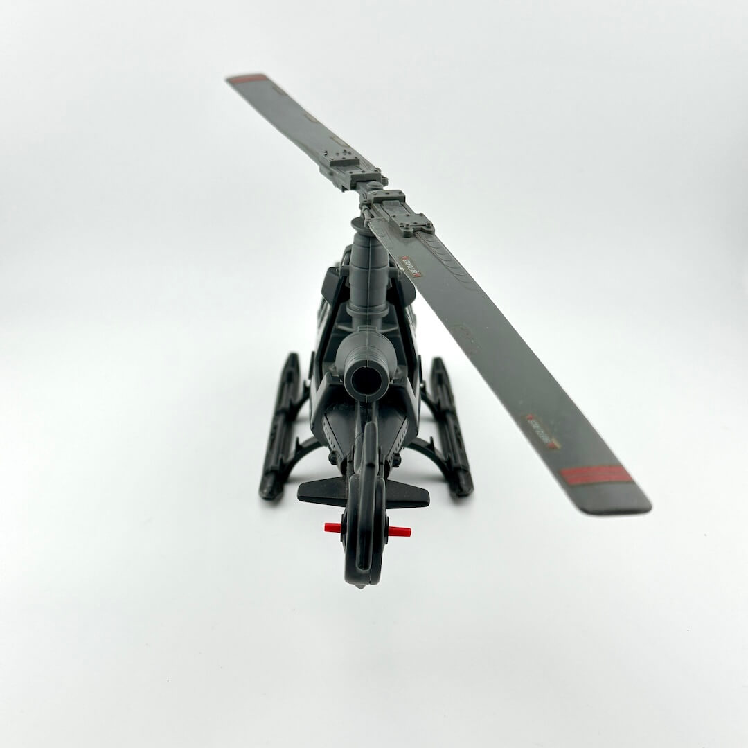 Model helicopter on a white background