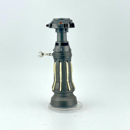 Toy robot figure on a white background