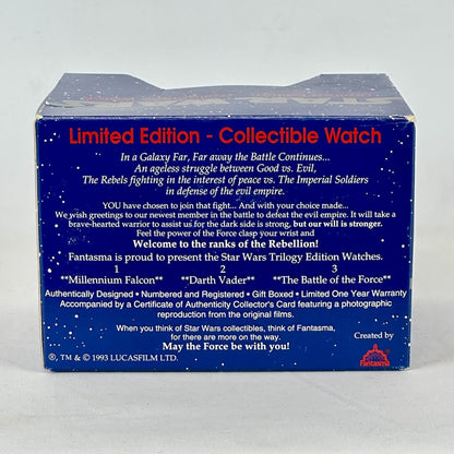 Star Wars Limited Edition Collectible Watch - Millenium Falcon - 1993