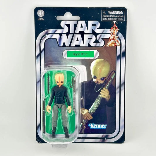 Star Wars Kenner action figure in its original retro-style carded packaging, featuring a bubble window. 