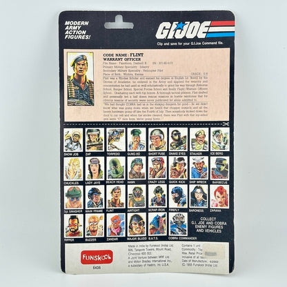 Back of GI Joe action figure packaging against white background. 