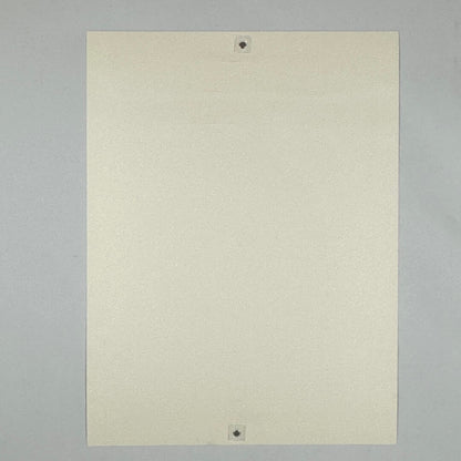 Backside of poster showing no damage to face, corners or edges. 