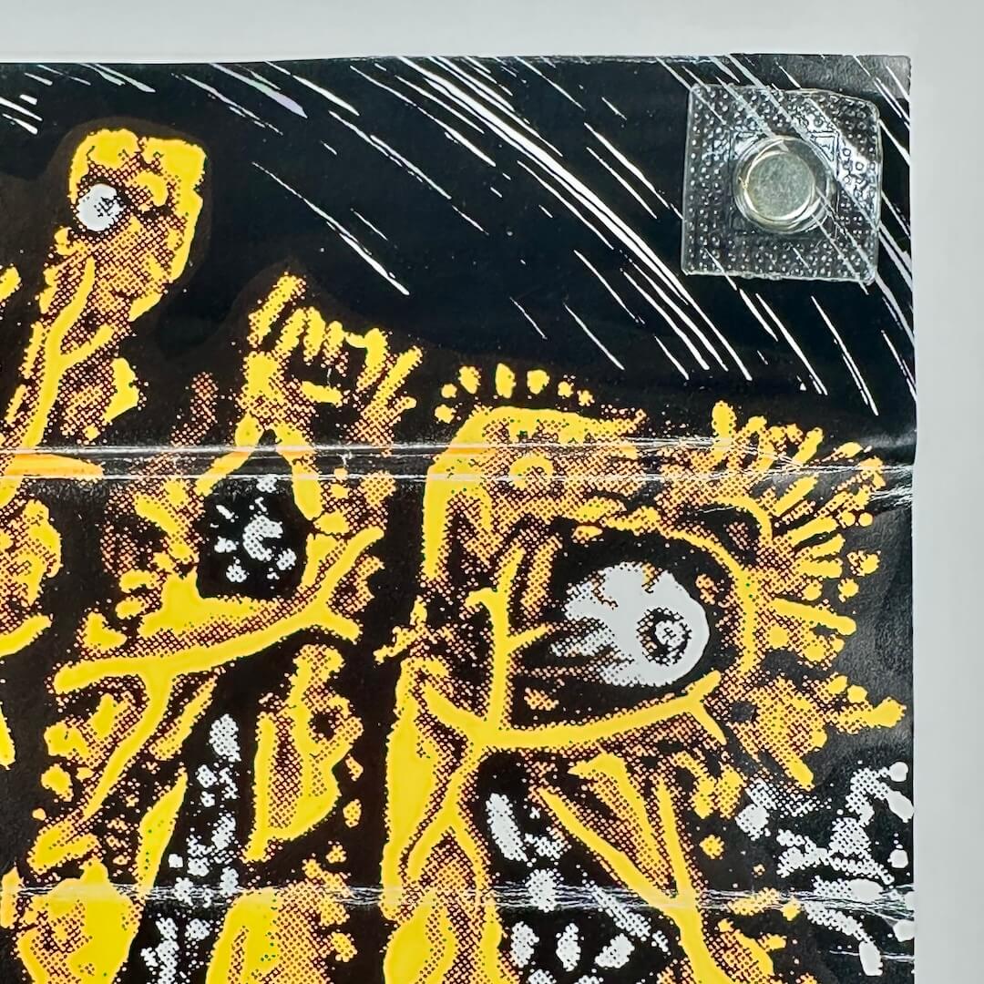Top right corner of poster in fair condition, with creases. 