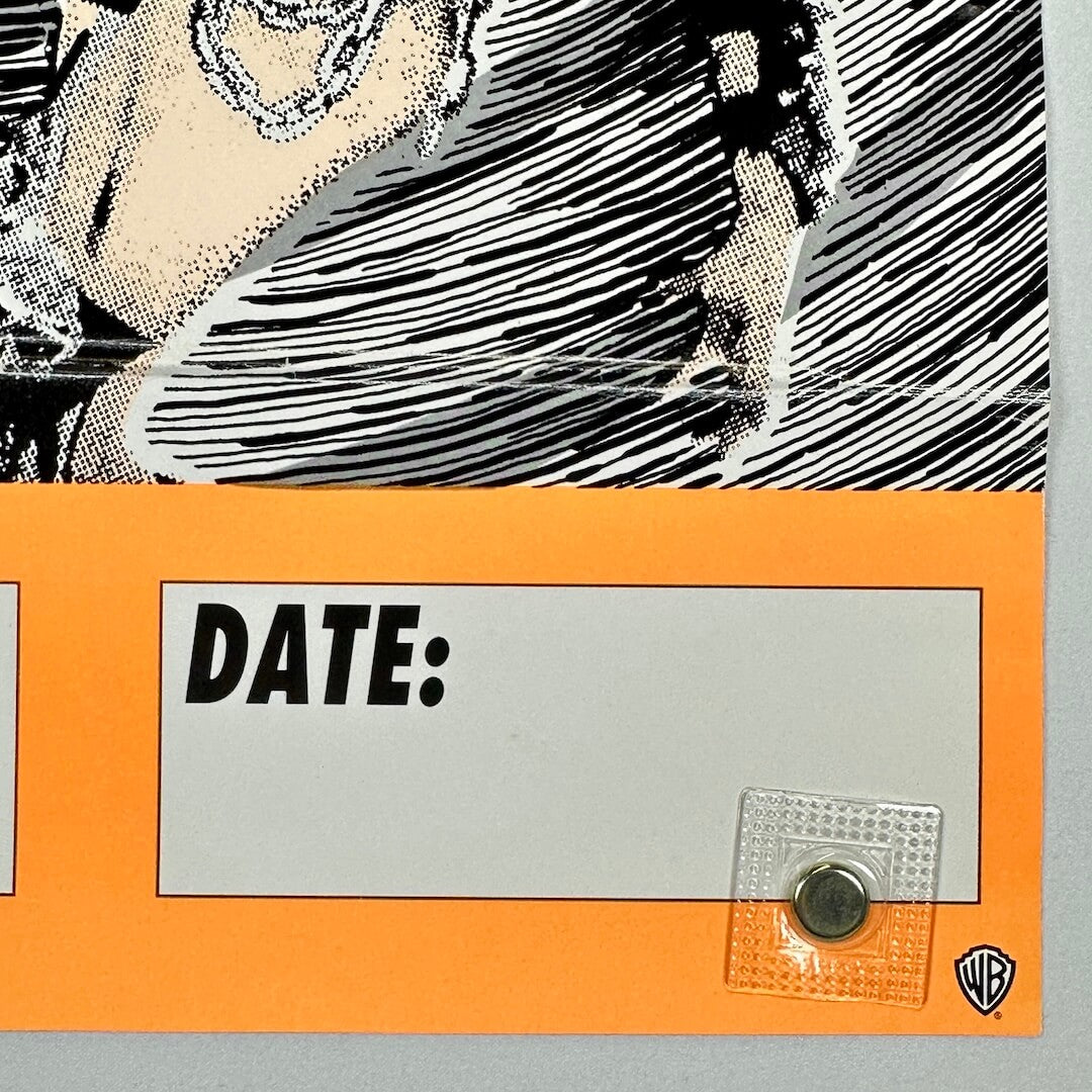 Bottom right corner of poster in excellent condition, but creases visible. 