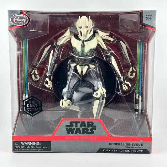 Disney Star Wars General Grievous die-cast action figure in its original retail packaging.