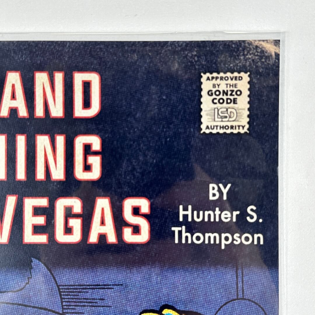 Upper right corner of print with sharp corner and undamaged edge, wrapped in plastic. 