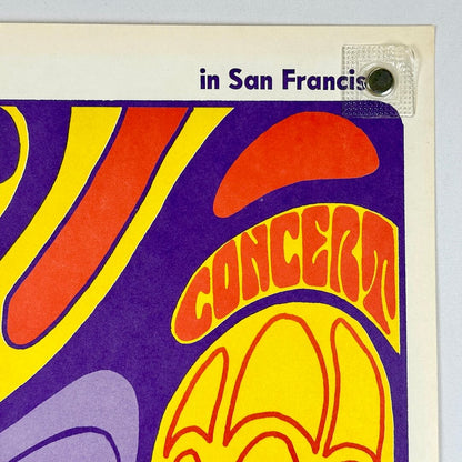 Top right corner of poster in excellent condition. 