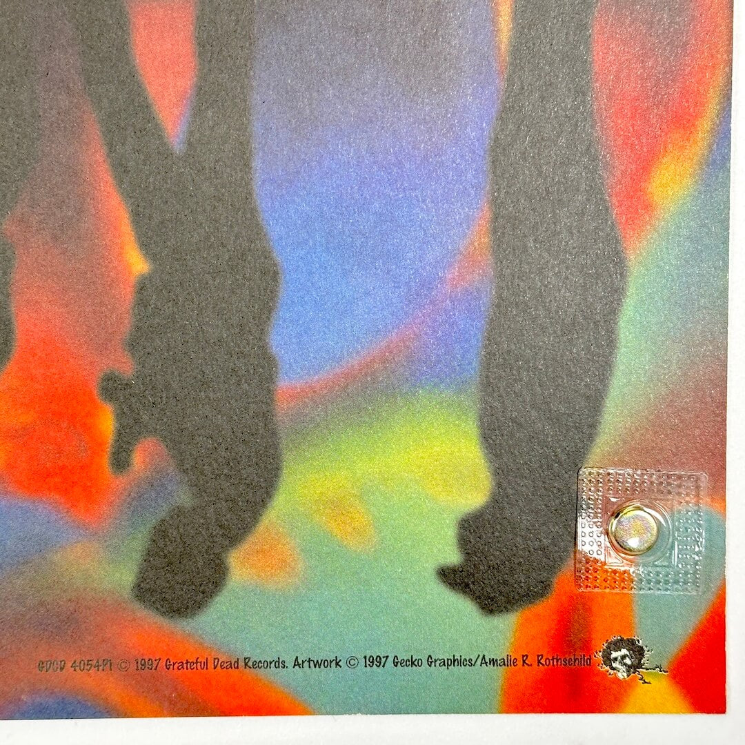 Bottom right corner of promo poster with copyright information printed along bottom. 