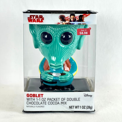 Star Wars Goblet in its original retail packaging, featuring a turquoise green mug inside a clear plastic box.
