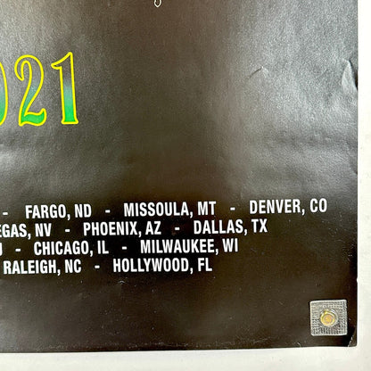 Bottom right corner of poster with some edge wear. 