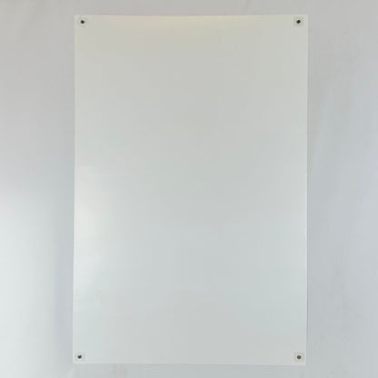 Backside of poster to show no damage to face. 