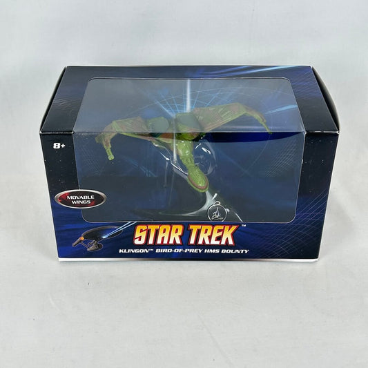 Star Trek Klingon Bird-of-Prey HMS Bounty model in packaging on a white background
