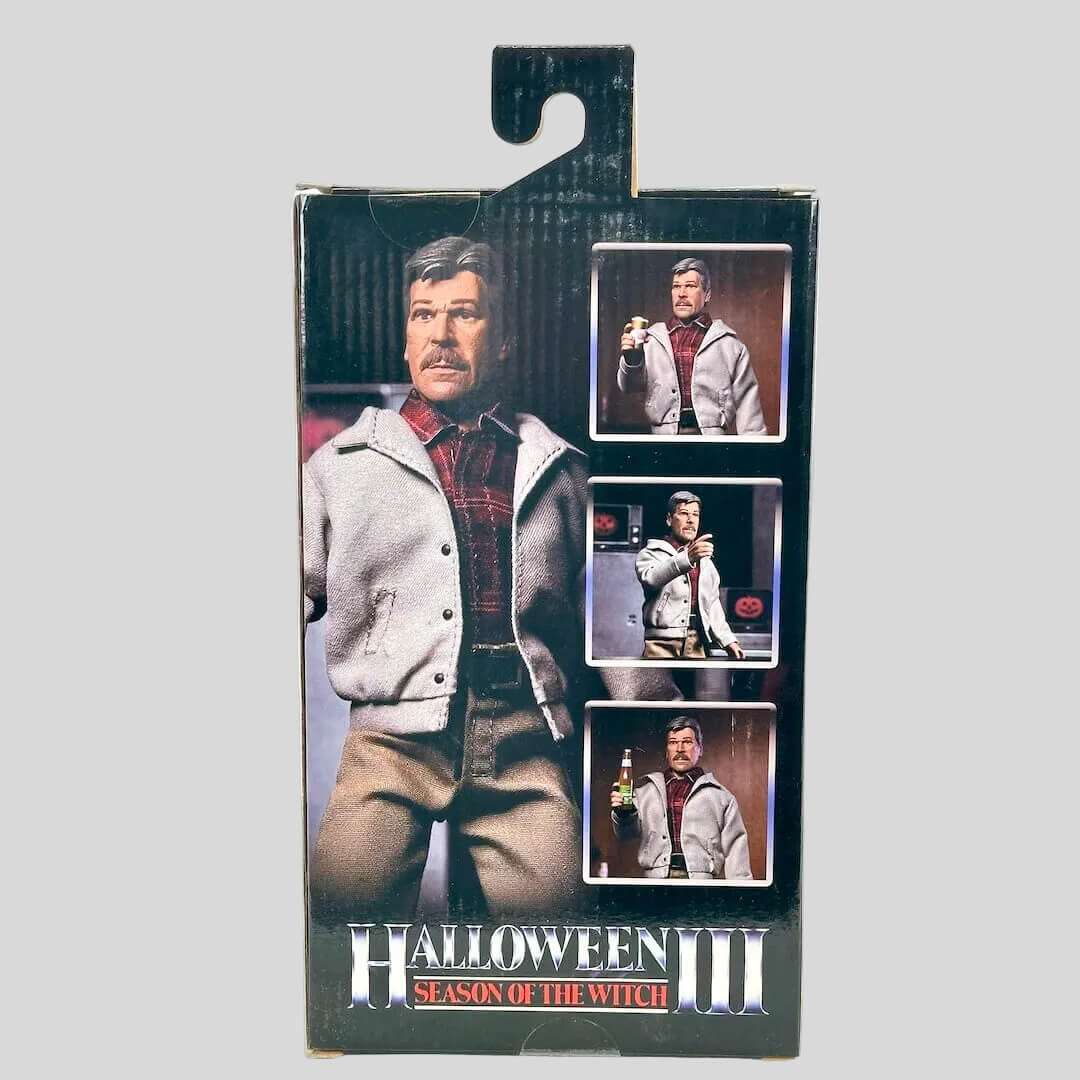 Action figure packaging for 'Halloween III: Season of the Witch' on a white background