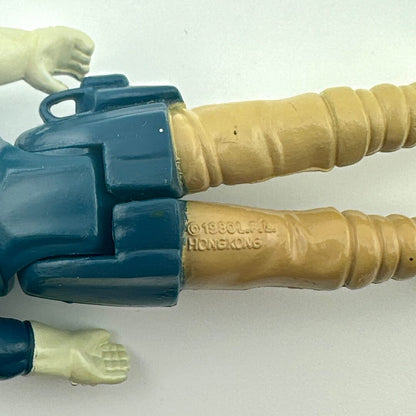 Back of figure's legs to show COO and copyright information.
