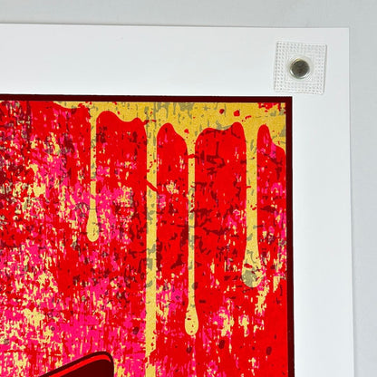 Top right corner with no damage. 