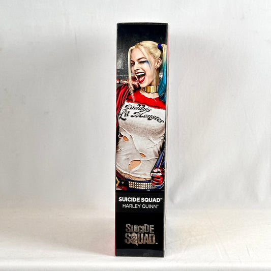 Harley Quinn character packaging from 'Suicide Squad' on a white background