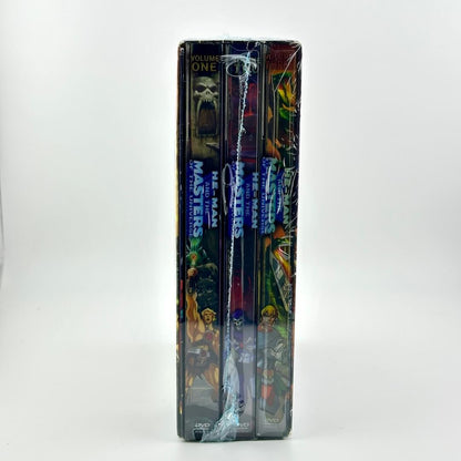 Packaged DVDs of 'Masters of the Universe' on a white background