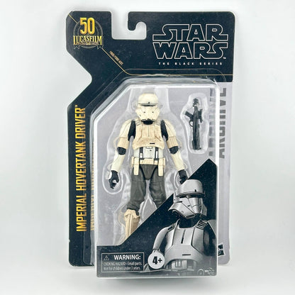 Star Wars  Imperial Hovertank Driver action figure in its original blister card packaging with black card back.