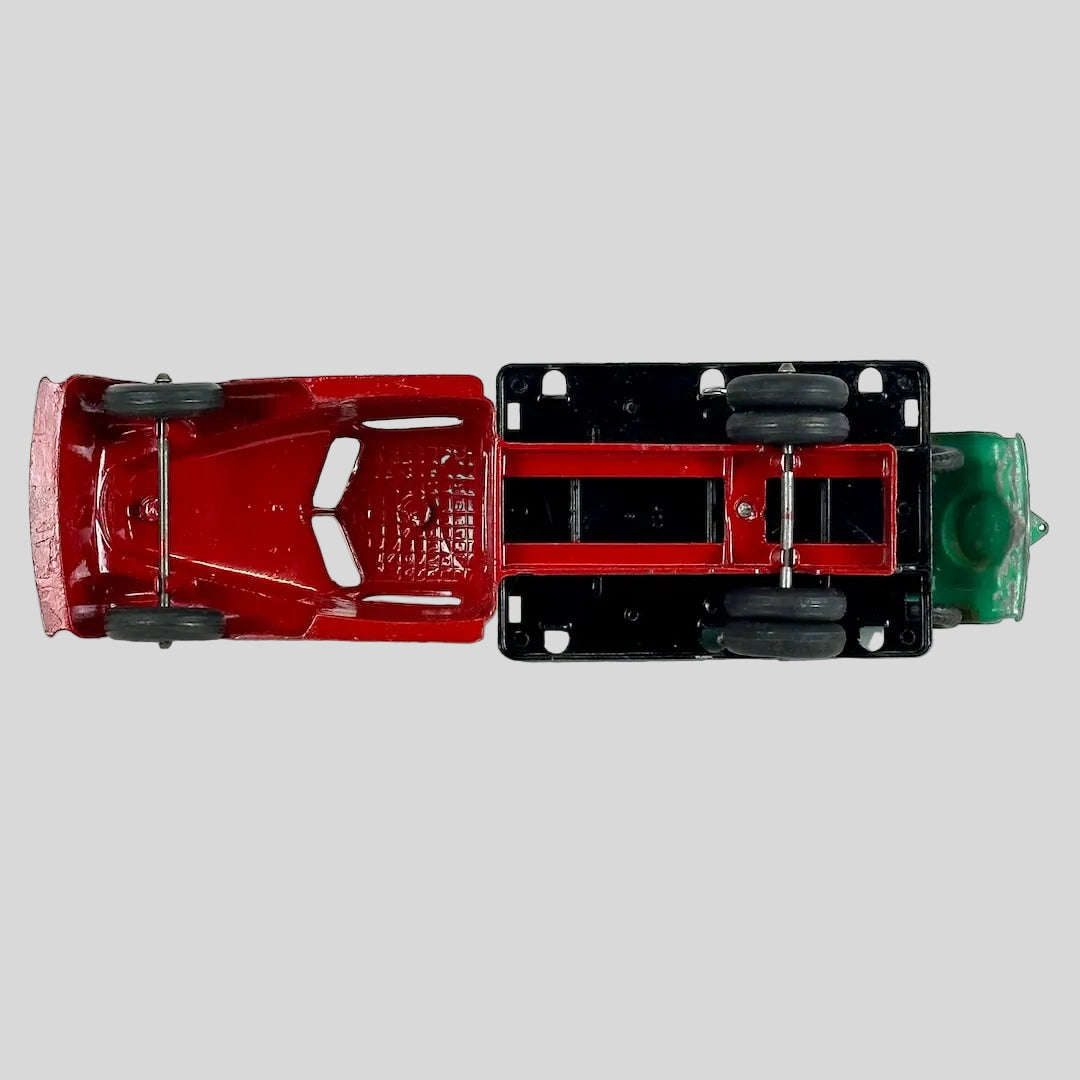 Model car on a white background