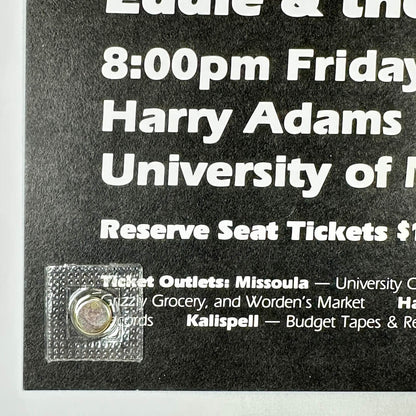 Bottom left corner of poster in near mint condition. 