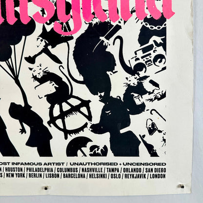 Bottom right corner of poster with some wear to edges. 
