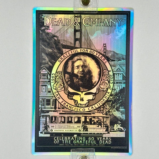 Dead & Company - 2025 - 60 Years of the Grateful Dead Celebration Concert Sticker