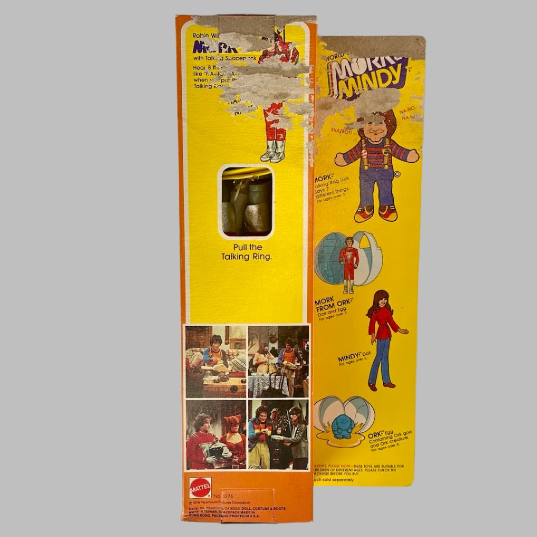 Mork with Talking Space Pack - 1979 - Mork & Mindy Collectible Doll