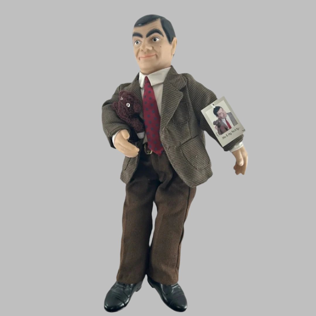 Mr. Bean's Me and My Teddy doll - 1997 - Vintage Mr. Bean Collectible Plush