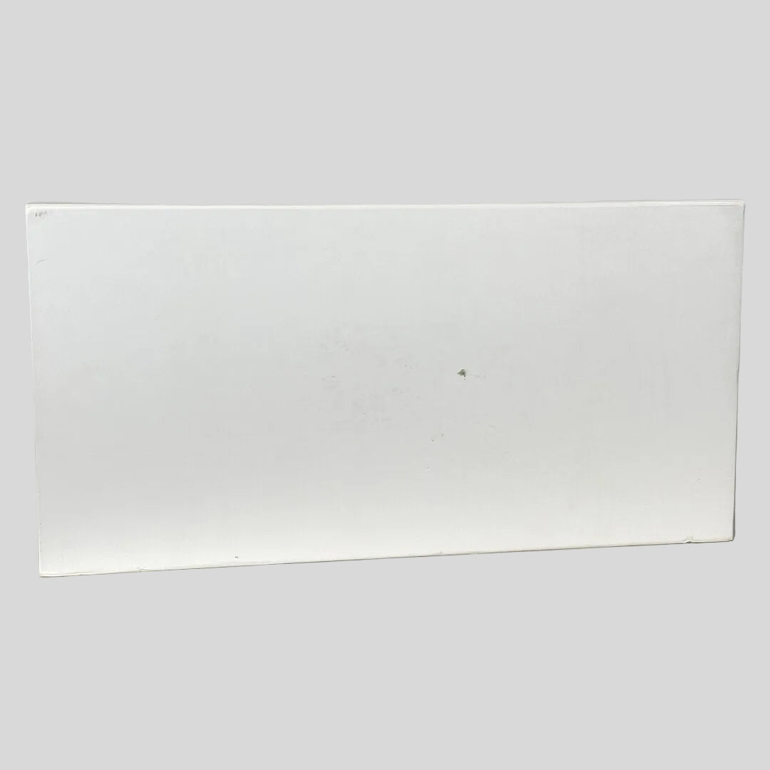 White rectangular box on a light gray background