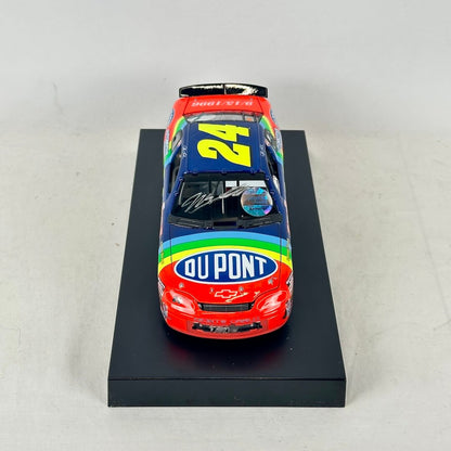 Front view of diecast car with Dupont branding. 