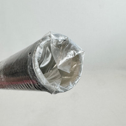 End of rolled poster to show it still being sleeved in plastic and the condition of the edges. 