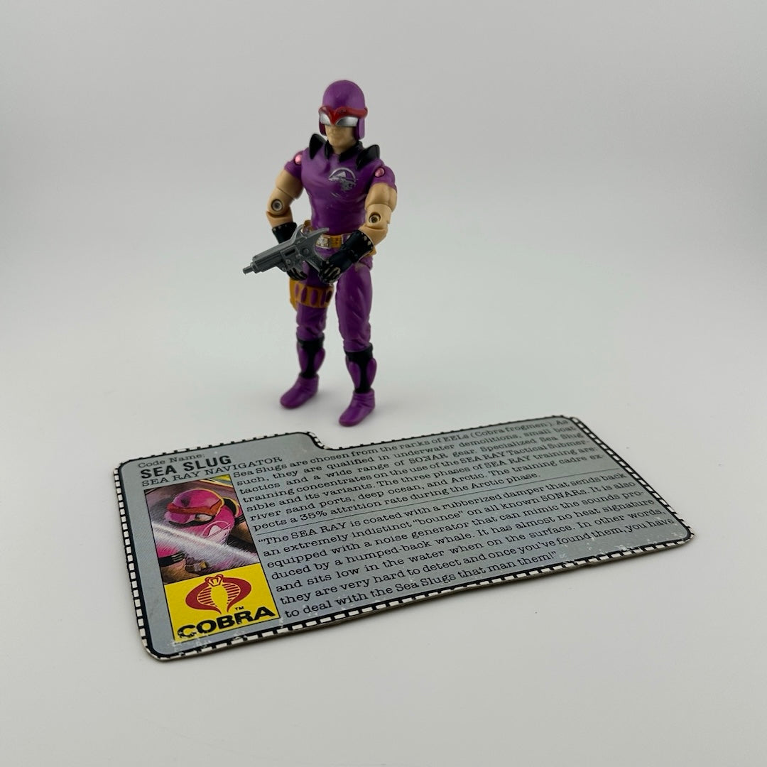 Cobra Sea Ray Vehicle & Figure - 1987 - G.I. Joe