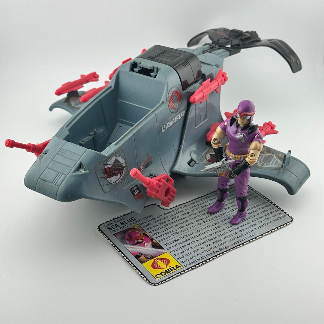 Cobra Sea Ray Vehicle & Figure - 1987 - G.I. Joe