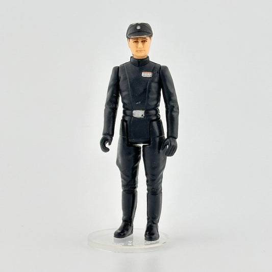 Image of 3 inch figure wearing all black uniform that covers all but light flesh tone colored face, includes billed hat.