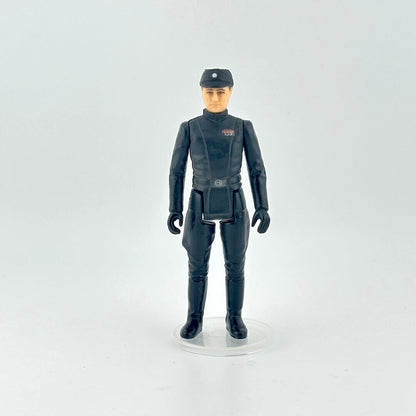 Action figure in a dark blue military uniform with a cap on a white background