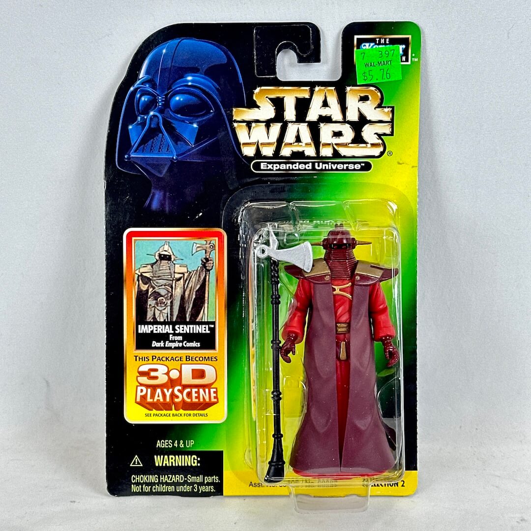 Star Wars Expanded Universe action figure in packaging on a white background