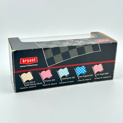 Box with Bryant logo and event information on a white background
