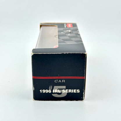Cardboard box with '1996 IRL Series' text on a white background