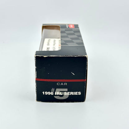 Black box with '1996 IRL Series' text on a white background