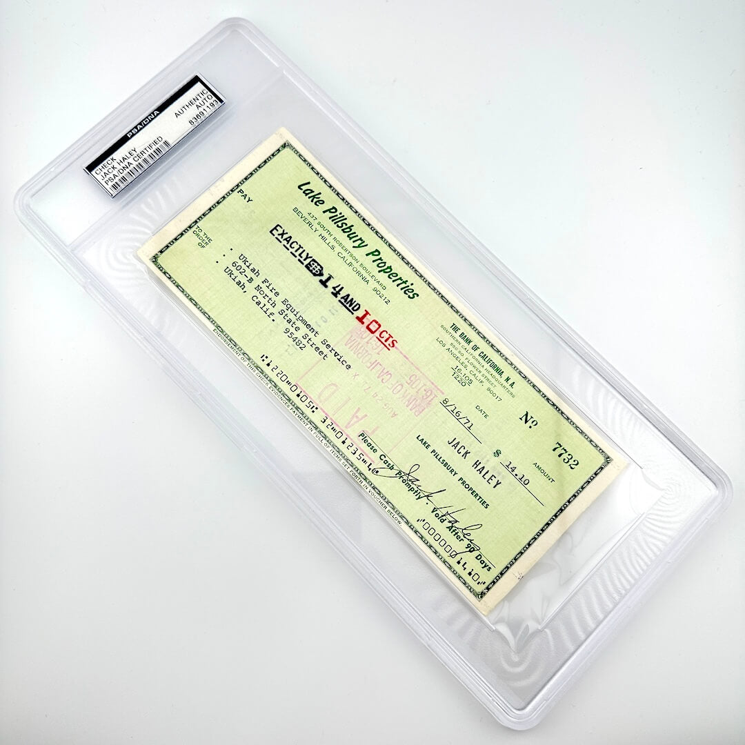 Vintage check from Lake Pilchuck Properties in a protective case on a white background