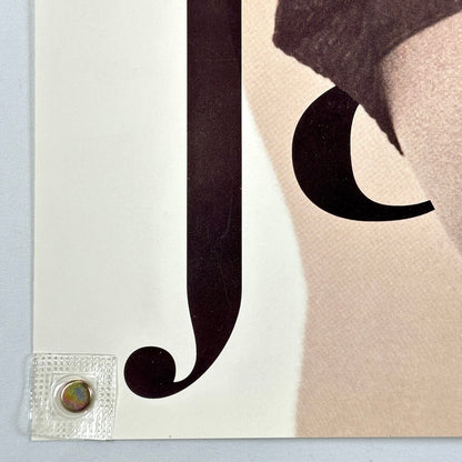 Bottom left corner of poster with good edges and corner. 