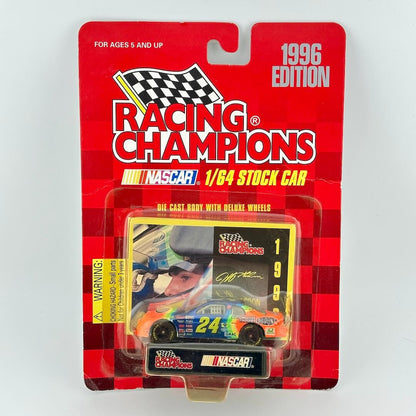 Racing Champions 1996 NASCAR die-cast car in packaging on a white background