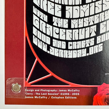 Bottom left corner of poster with no visible damage. 